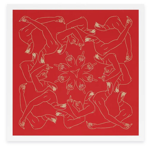 Middle Finger in Red van Ai Weiwei, Afdruk te koop op Singulart