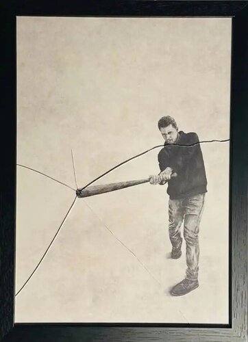 Smash (Black) van Andrew Scott, Afdruk te koop op Singulart