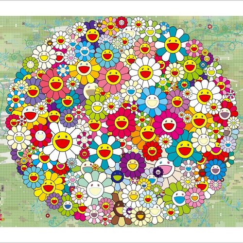 Open your arms wide ( Hands, Murakami Versailles) van Takashi Murakami, Afdruk te koop op Singulart