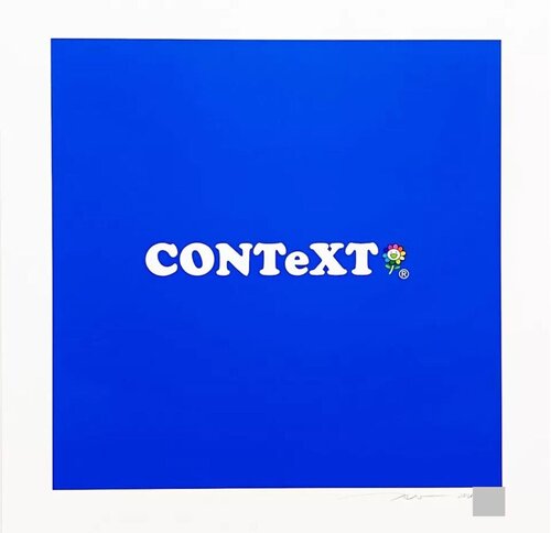 CONTeXT (Blue, Flower) by Takashi Murakami, Print for Sale on Singulart