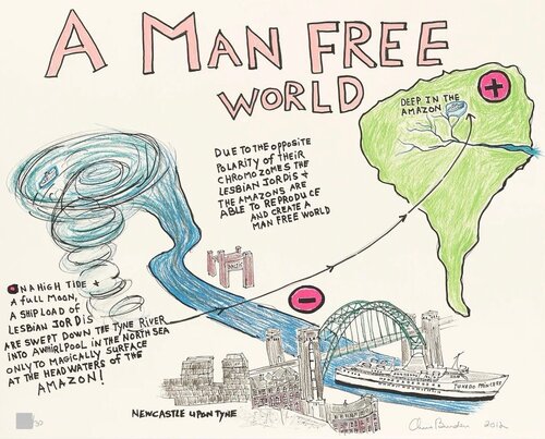 A MAN FREE WORLD by Chris Burden, Print for Sale on Singulart