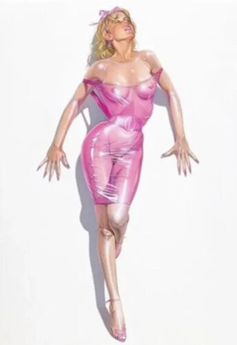 Giclée #003 (  Lady, Girl, Pink) von Hajime Sorayama, Druck kaufen auf Singulart