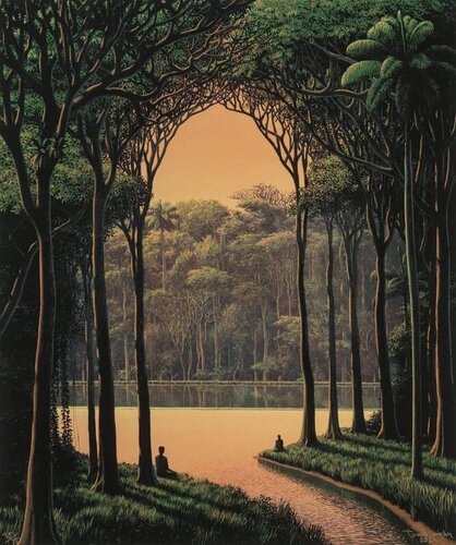 Contemplar al Otro en Tarde by Tomás Sánchez, Print for Sale on Singulart