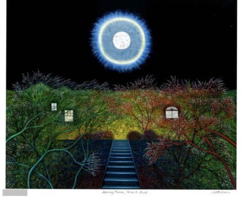 Spring Moon Grant Street von Scott Kahn, Druck kaufen auf Singulart