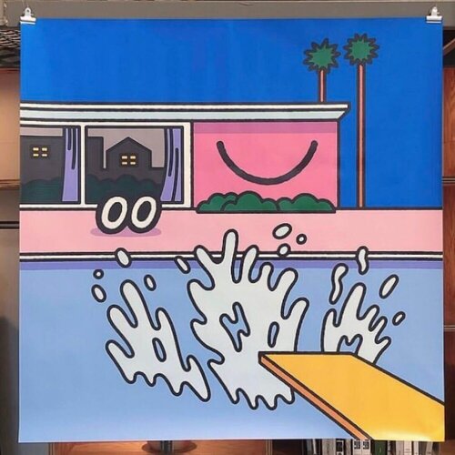 Smaller Splash by Face Oka, Print for Sale on Singulart