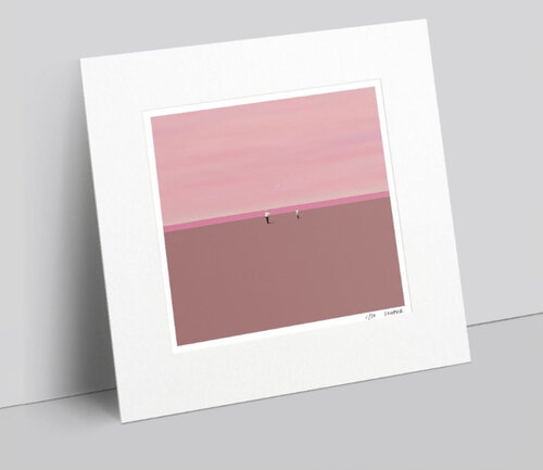 Cause I Still Know How To Make You Smile ( Pink, Old Couple) von Suntur, Druck kaufen auf Singulart