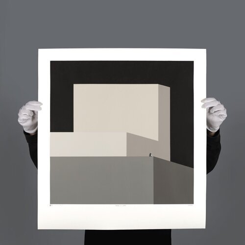 Friend To Lover ( Black & White) von Suntur, Druck kaufen auf Singulart