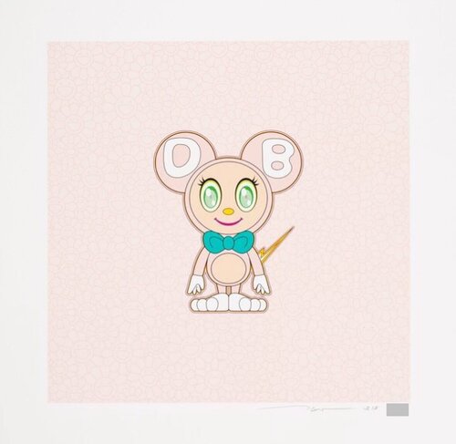DOB 2020 (Light Pink, Flowers) by Takashi Murakami, Print for Sale on Singulart