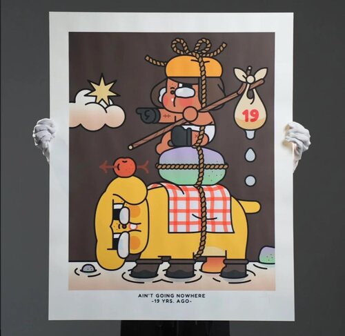 Ain’t Going Nowhere - 19 Years Ago von CRYBABY MOLLY, Druck kaufen auf Singulart