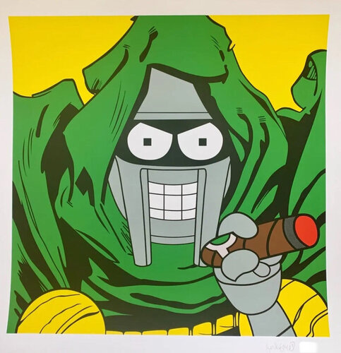 Current Doom (MF Doom, Futurama) by Incarcerated Jerkface, Print for Sale on Singulart