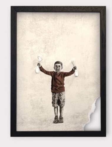 Torn ( Paper, Boy) von Andrew Scott, Druck kaufen auf Singulart