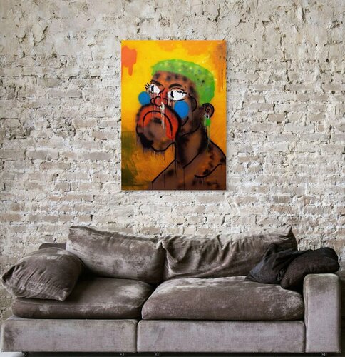 Dennis Rodman ( Large ) par Slawn, Édition en vente sur Singulart