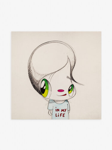 In my Life (Blue T-shirt, Green Eyes) van Javier Calleja, Afdruk te koop op Singulart