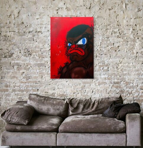 Mike Tyson ( Large ) von Slawn, Druck kaufen auf Singulart