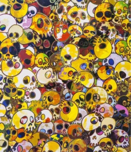 MGST 1962 (Yellow, Skulls) von Takashi Murakami, Druck kaufen auf Singulart