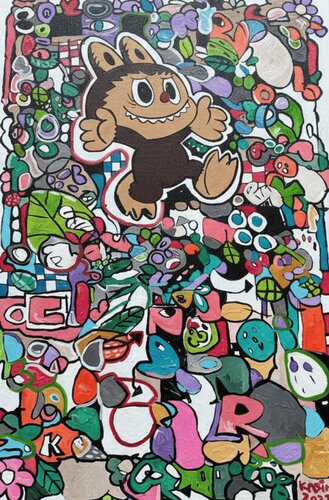 Labubu The Icon (The Monsters, zimomo) by Kasing Lung, Print for Sale on Singulart