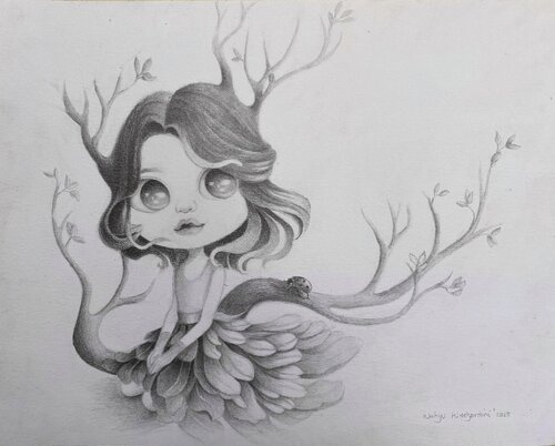 Growing by Adin Wahyu Wiedyardini, 絵画 for Sale on Singulart