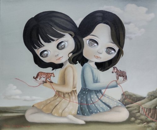 Connection 2 de Adin Wahyu Wiedyardini, Pintura a la venta en Singulart