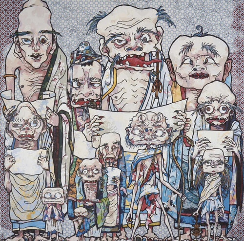 12 Arhats (Buddhism , Nirvana) van Takashi Murakami, Afdruk te koop op Singulart