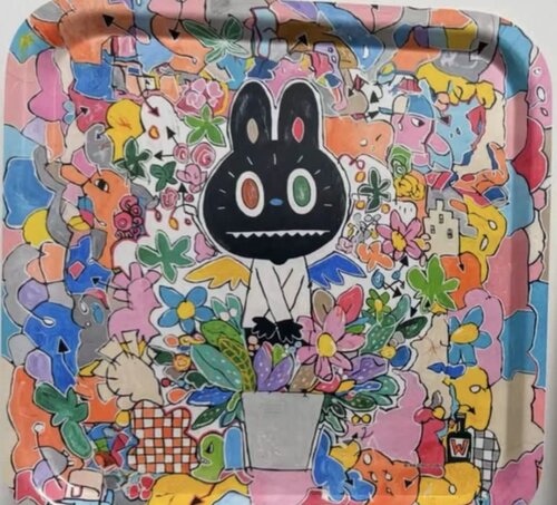 Labubu Art Tray #2 ( The Monsters, Zimomo) by Kasing Lung, Other Media for Sale on Singulart