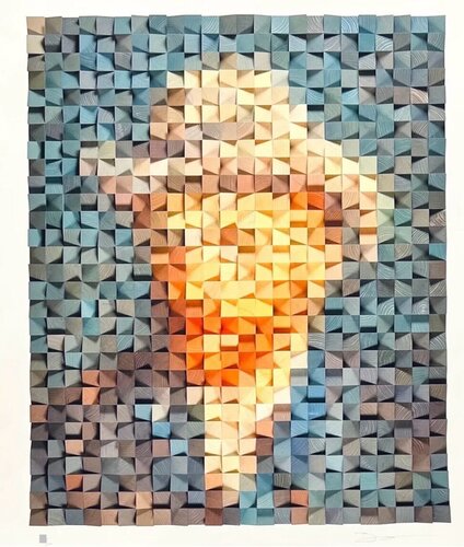 SELF PORTRAIT WITH GREY FELT HAT (Van Gogh) by Timur Zagirov, Print for Sale on Singulart