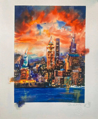 NYC ( New York City) de Devon Rodriguez, Impresión a la venta en Singulart