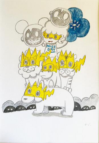 ANIMAL TOWER di Kenichi Sugimoto, Opera su carta in vendita su Singulart