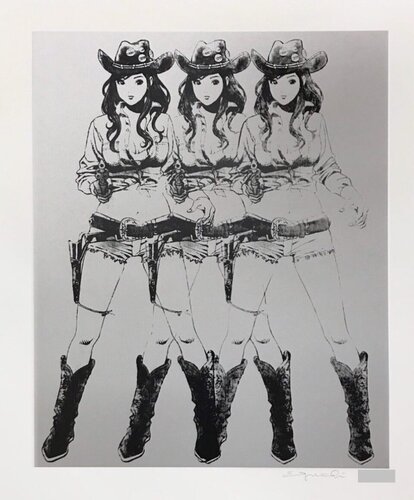 Cowgirls di Hisashi Eguchi, Stampa in vendita su Singulart