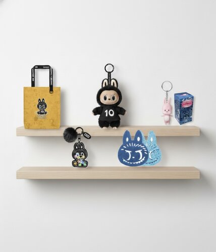 Kasing Lung - The Monsters 10th Anniversary Set A  (Tote Bag, Vinyl Plush, Key Chain, Acrylic Pendant, Labubu Sponge) by Kasing Lung, Other Media for Sale on Singulart