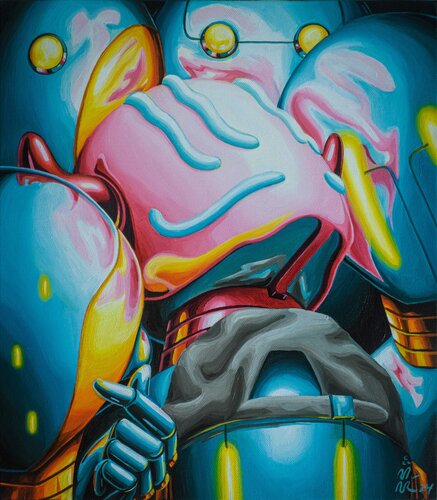 Those of us who are sparkling di Fajar Amali, Pittura in vendita su Singulart