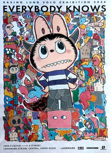 Everybody Knows (Zimomo, Labubu) by Kasing Lung, Print for Sale on Singulart