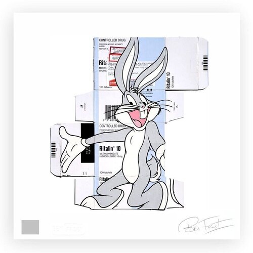 WHAT'S UP DOC ( Bugs Bunny) van Ben Frost, Afdruk te koop op Singulart