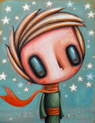 B-612 ( The Little Prince) van Nico da Rocha, Schilderij te koop op Singulart