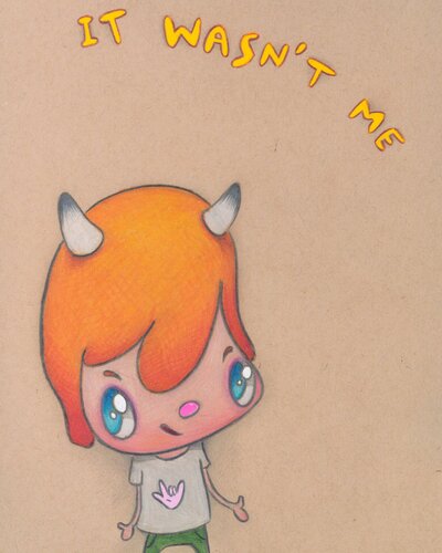 It wasn't me van Javier Calleja, Afdruk te koop op Singulart