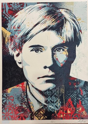 Andy Warhol di Shepard Fairey, Stampa in vendita su Singulart
