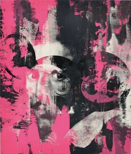 Glance Past The Future (Red, Black) van Takashi Murakami, Afdruk te koop op Singulart