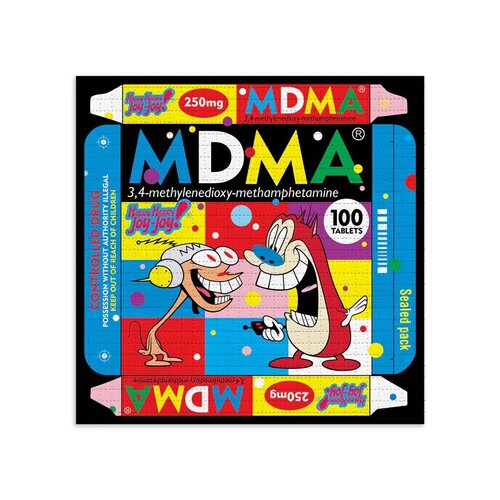 Happy Helmet (MDMA, Blotter Paper) de Ben Frost, Impresión a la venta en Singulart