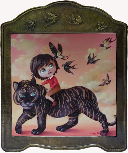 Wander Saga #1 par Wahyu 'Adin' Wiedyardini, Peinture en vente sur Singulart