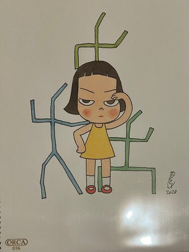 Untitled (Yellow Dress) by Pitakpong Pex, 종이 for Sale on Singulart