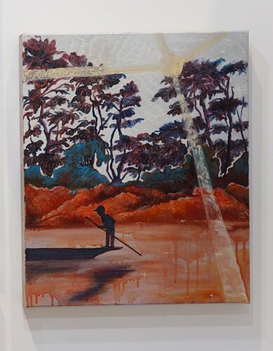 To Cross the River by One’s Self 自渡 von Kathy Lam Kit Yee, Malerei kaufen auf Singulart