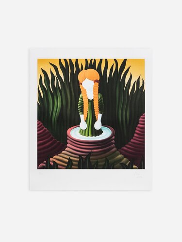 Hot orange bath van Jordi Ribes, Afdruk te koop op Singulart