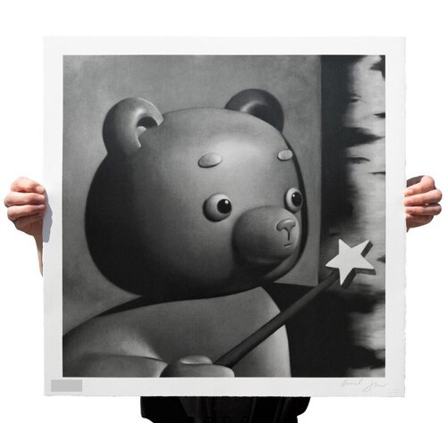 The bear with the magic wand by Tvorogov Brothers, Print for Sale on Singulart