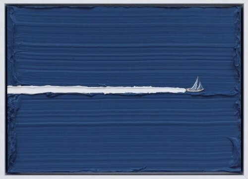 Sail Away (Yacht, Boat, Blue) par Werner Bronkhorst, Édition en vente sur Singulart