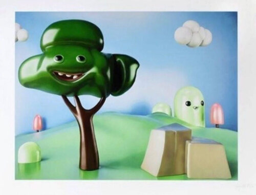 Smiling Tree van Cesar Piette, Afdruk te koop op Singulart