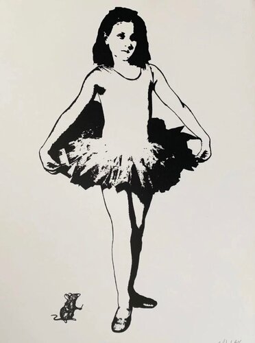 Sweet Dreams (Ballerina) von Blek le Rat, Druck kaufen auf Singulart