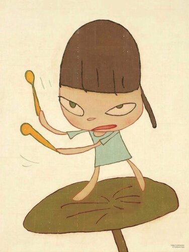Marching on a Butterbur Leaf by Yoshitomo Nara, Print for Sale on Singulart