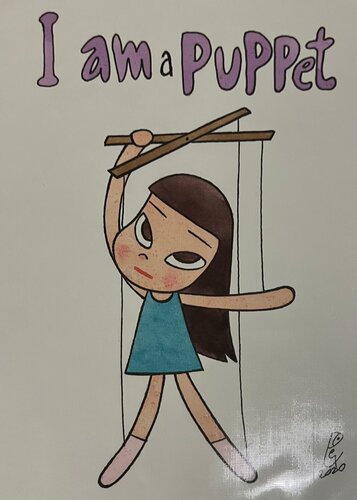 I am a Puppet by Pitakpong Pex, 종이 for Sale on Singulart
