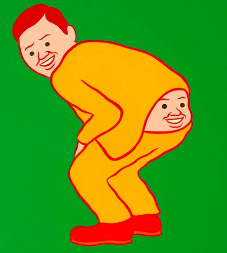 Bootyboop (Green) von Joan Cornellà, Druck kaufen auf Singulart