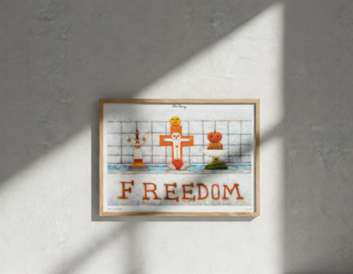 Bath Freedom de Kila Cheung, Impresión a la venta en Singulart