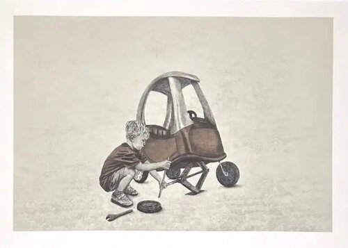 The Mechanic by Andrew Scott, Print for Sale on Singulart